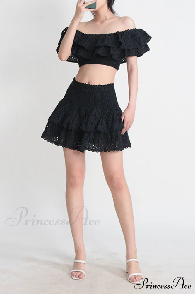 Jessica Bara Stylish Vanessa Ruffle Set