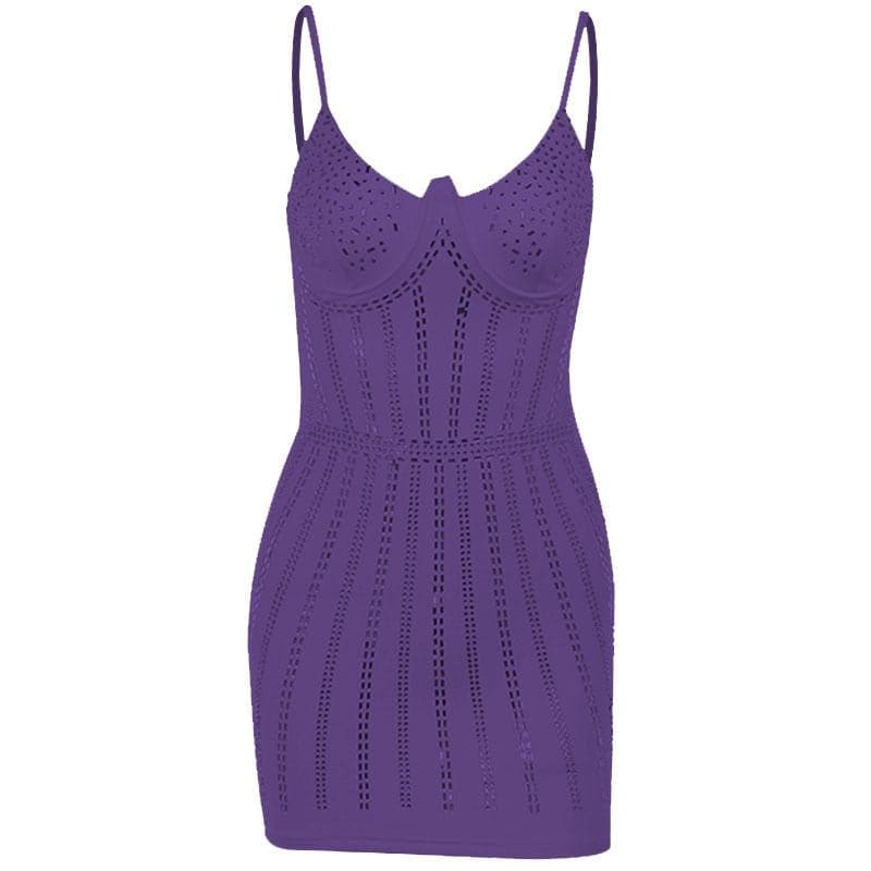 Rhinestone Embellished Sweetheart Neck Spaghetti Strap Corset Line Bodycon Mini Dress