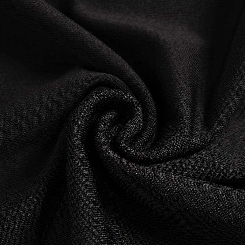 Off Shoulder Satin Ribbon Bow Thumbhole Long Sleeve Mini Dress