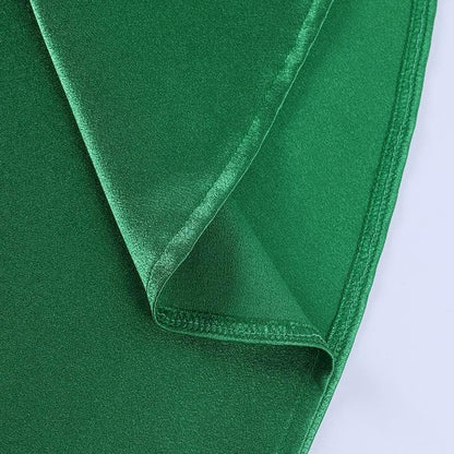 Cowl Neck Spaghetti Strap Side Ruched Drawstring Midi Slip Dress