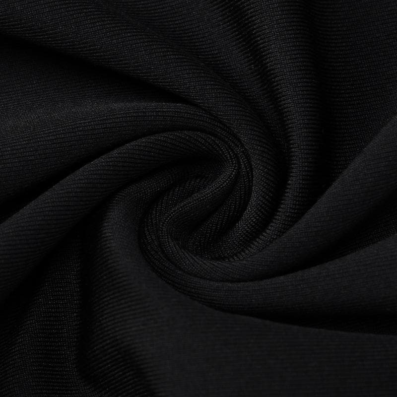 Cowl Neck Halter Ruffle Trim Side Cascade Backless Mini Dress