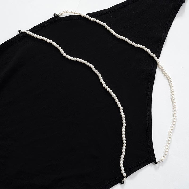 One Shoulder Choker Neck Column Bodycon Maxi Dress