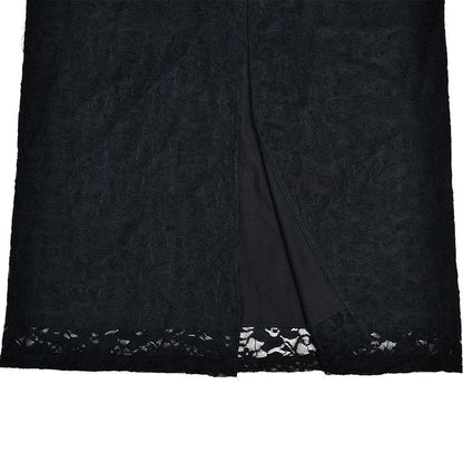 Corset Bodice Sheer Lace Spaghetti Strap Column Maxi Gown