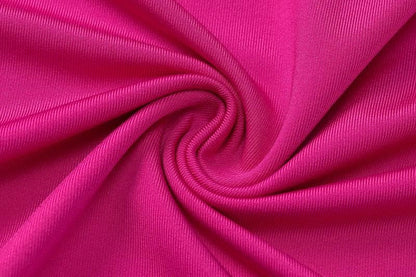 Spaghetti Strap Rosette Applique Open Back Bodycon Maxi Dress