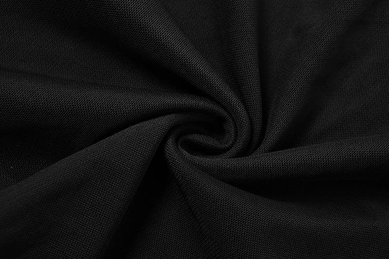 Thick Strap Heart Cup Mesh Panel Sleeveless Column Maxi Dress