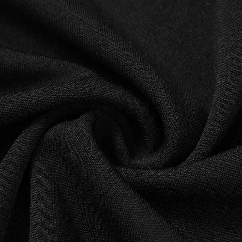 Off Shoulder Ruched Drape Panel Trailing Sleeve Bodycon Mini Dress