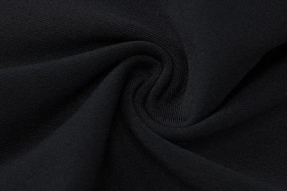 Off Shoulder Mesh Panel Ruched Slit Maxi Dress