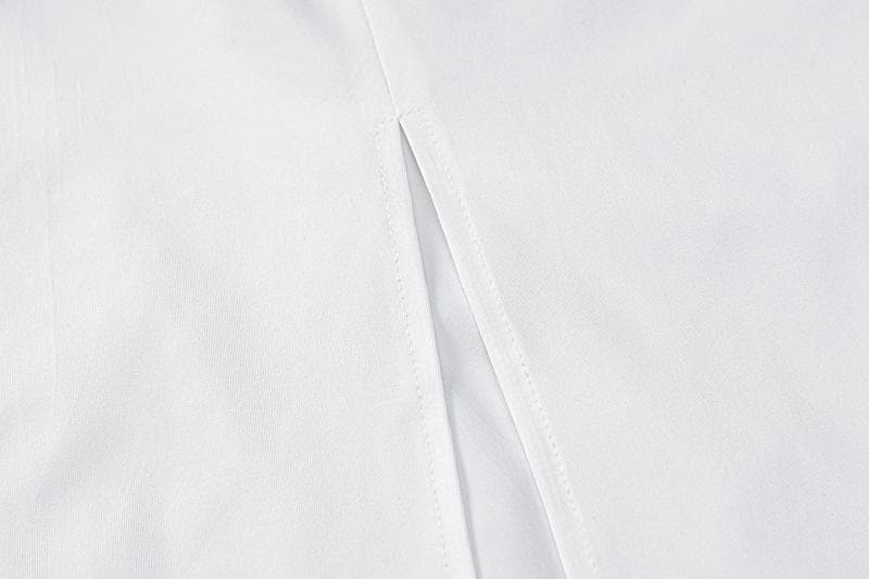 Wide Strap Deep Scoop Back Vent Column Maxi Dress