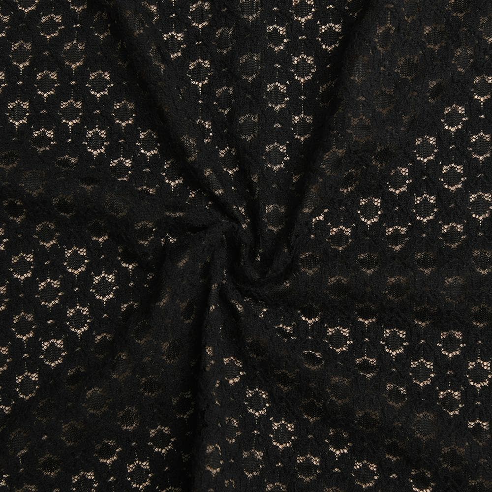 Sweetheart Lace Trim Polka Dot Mesh Bust Eyelet Lace Cami Mini Dress