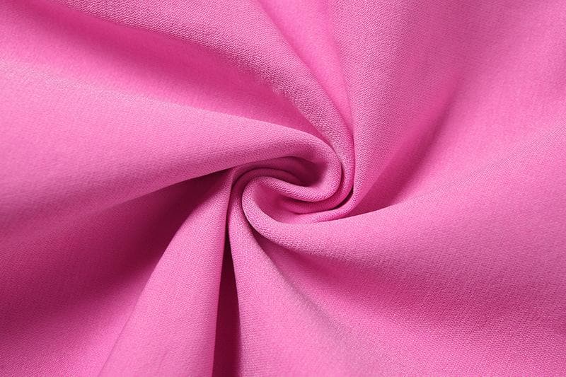 One Shoulder Ring Detail Ruched Crop Top Mini Skirt Set