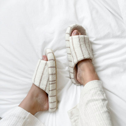 Aria Striped House Slippers