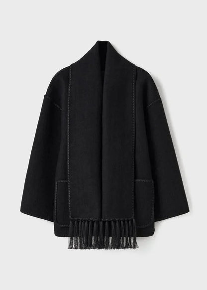 Jessy Elegant Scarf Coat