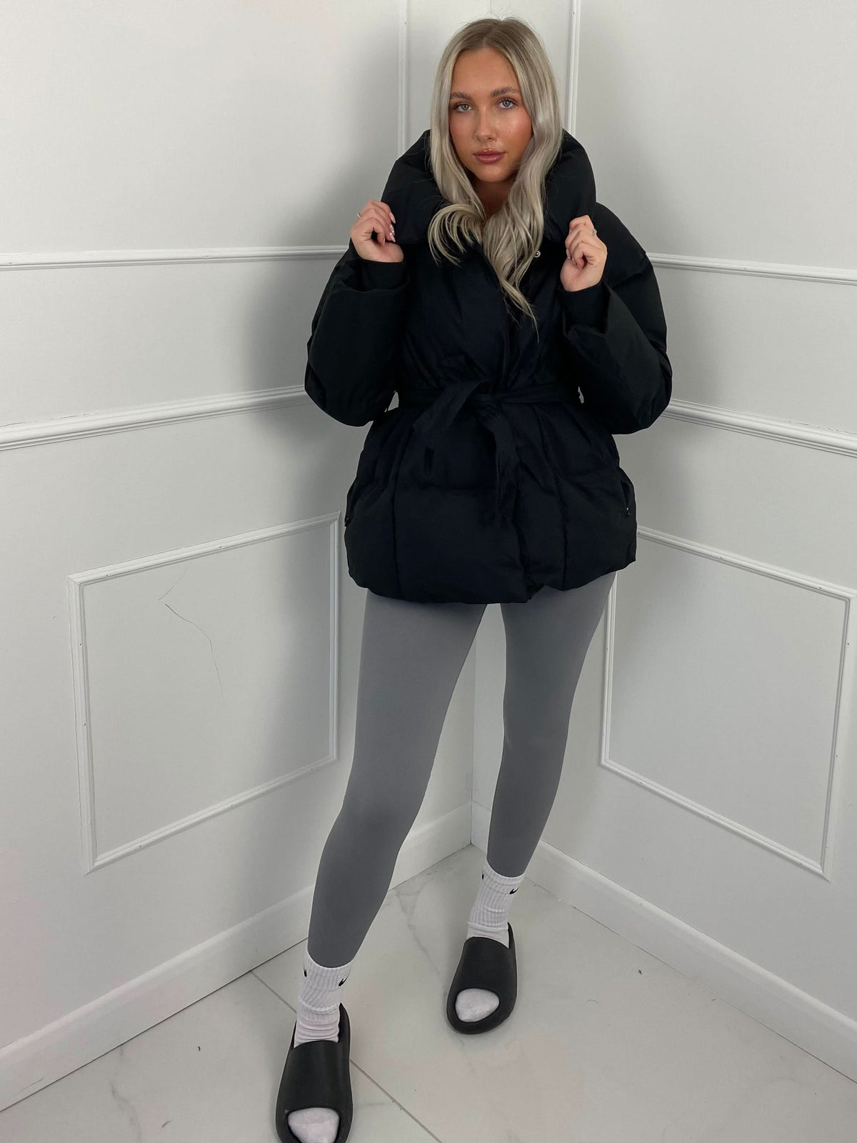 Karly Belted Puffer Jacket