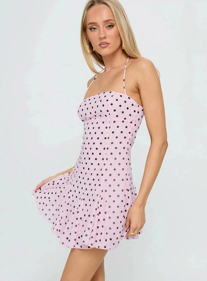 Katie Polka Mini Dress