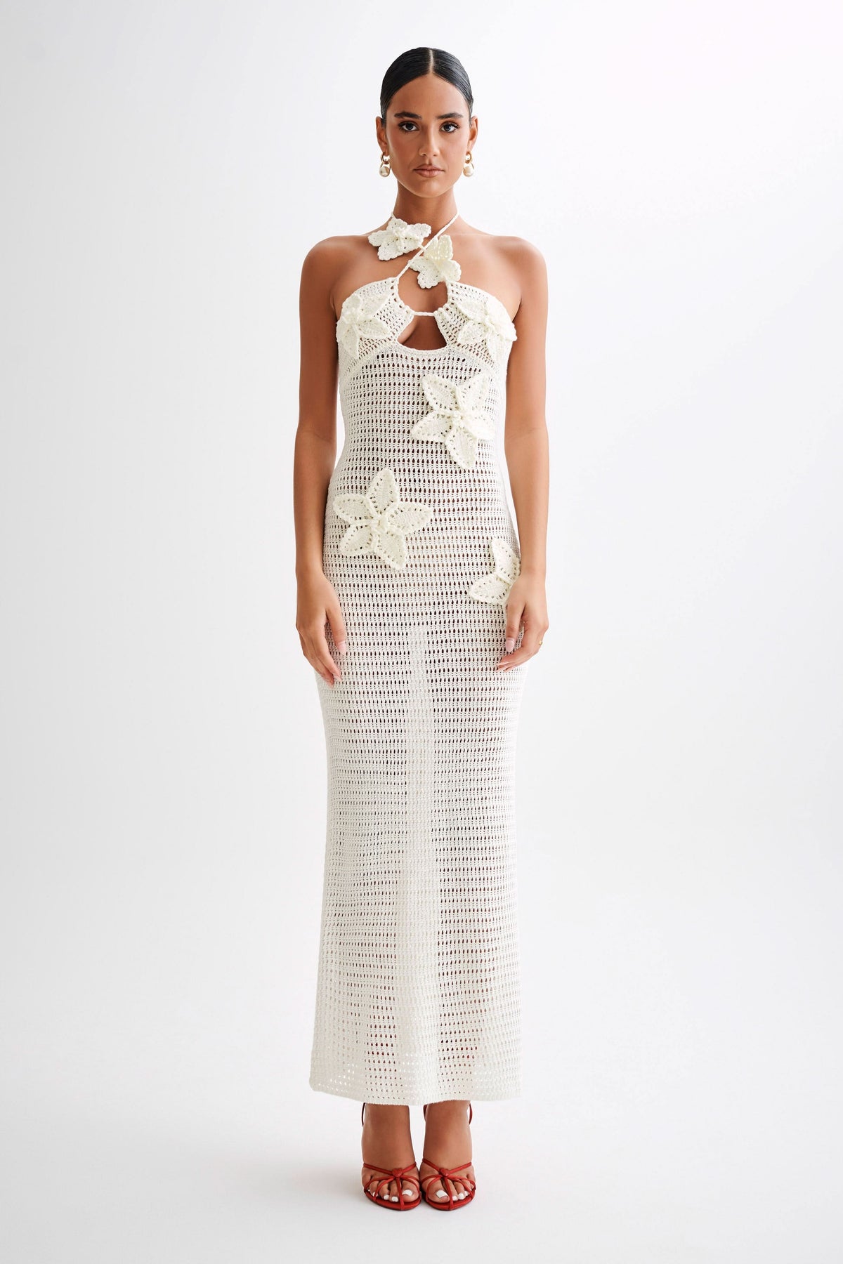 Kyla Crochet Maxi Dress
