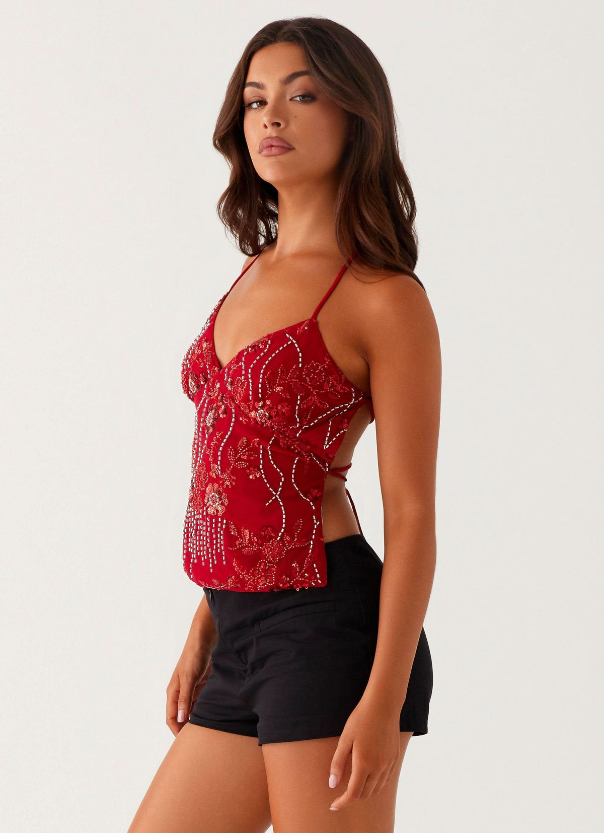 Nora Sequin Top