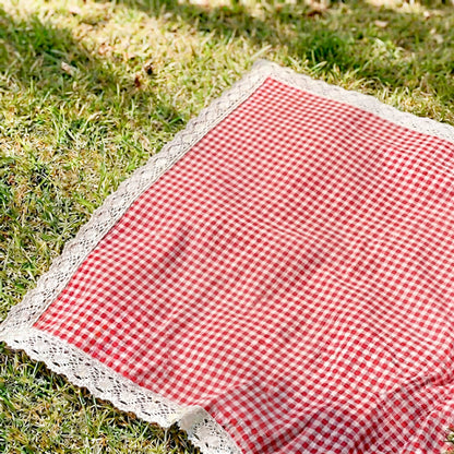 Classic Gingham Picnic Blanket