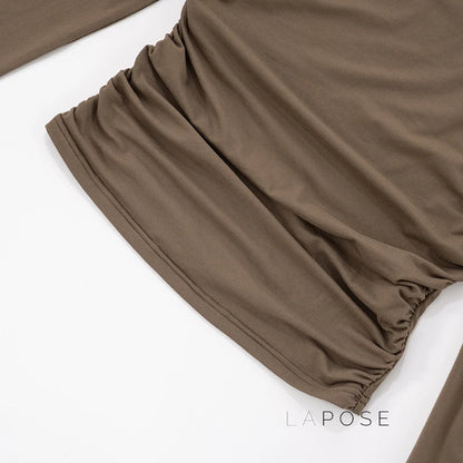 Aamina Long Sleeve Fitted Top