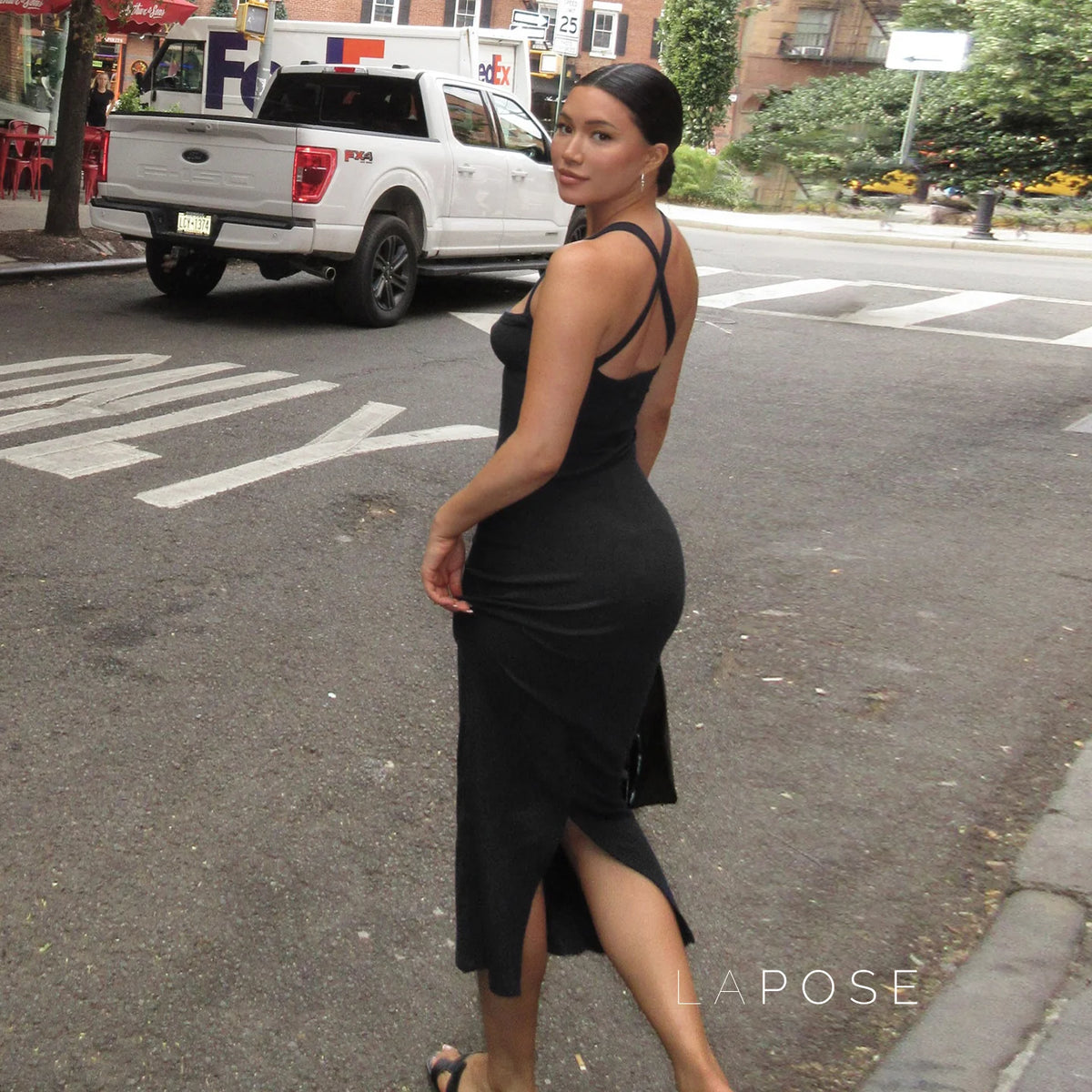 Abrianna Halter Backless Maxi Dress