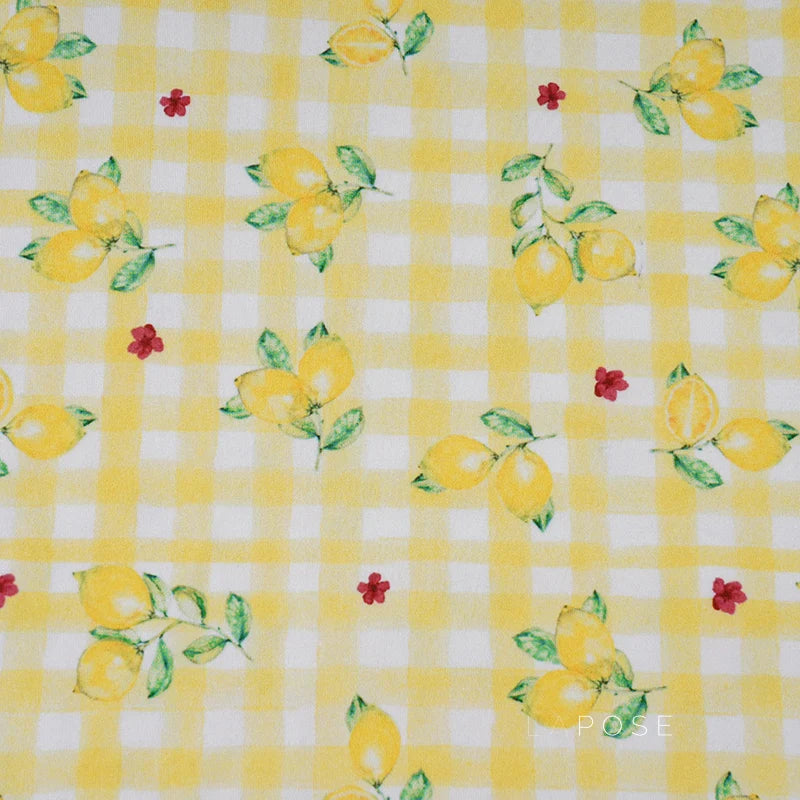 Ada Lemon Floral Maxi Dress
