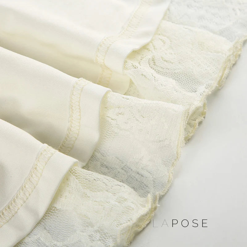 Adaley Lace Tiered Mini Dress