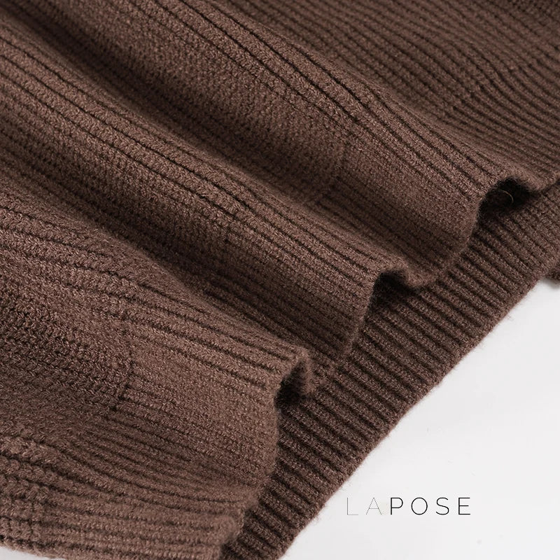 Addilyn Brown Knitted Cardigan