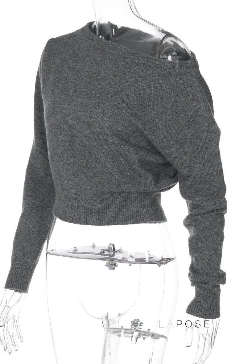 Aisha Knit One Shoulder Top