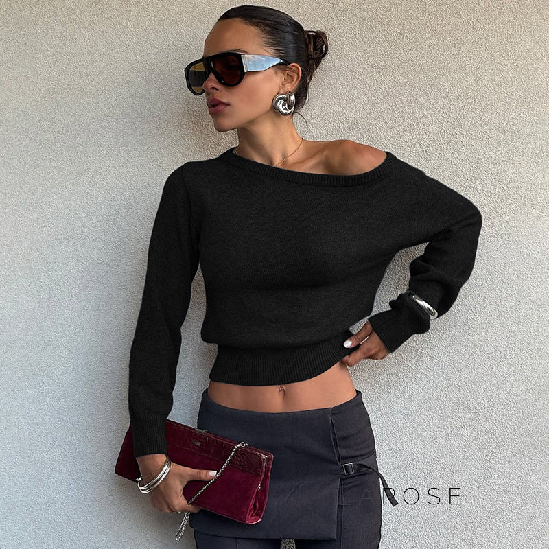 Aisha Knit One Shoulder Top