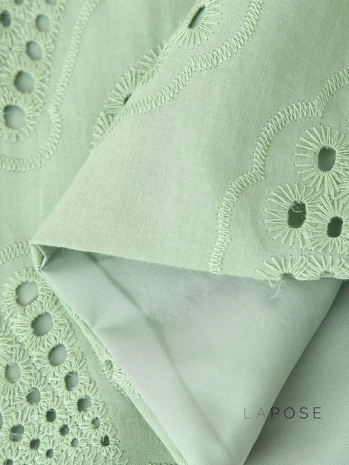Alaura Green Embroidered Skirt Set