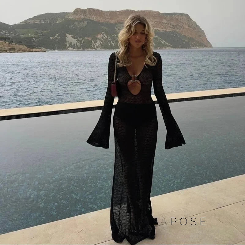 Alea Knit Bodycon Maxi Dress
