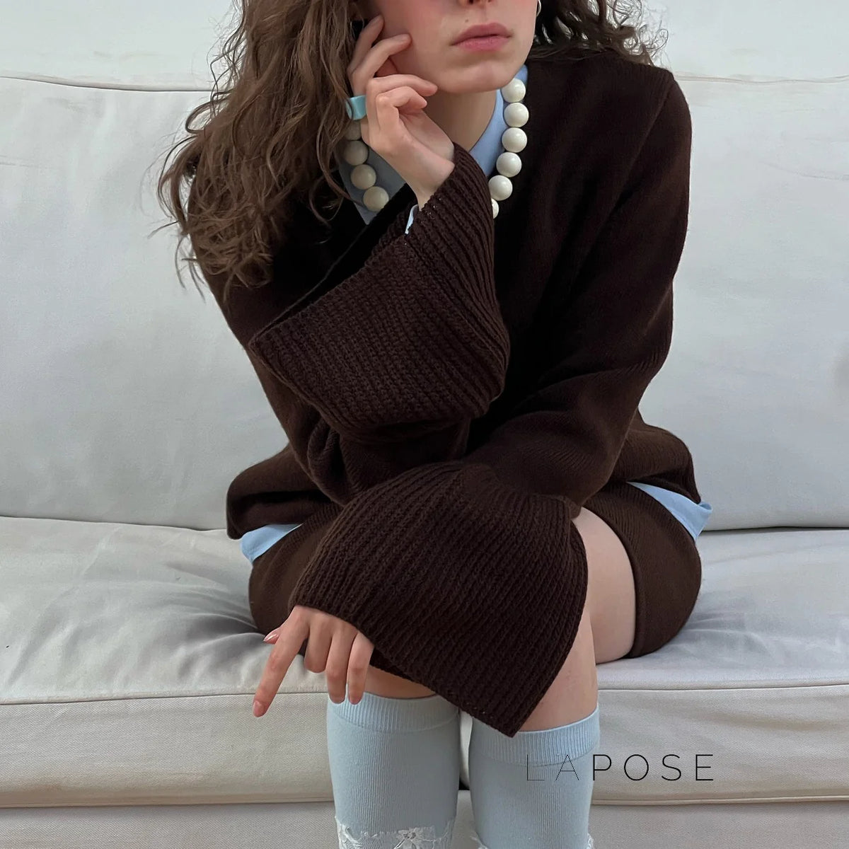 Alizah Bell Sleeve Knit Cardigan