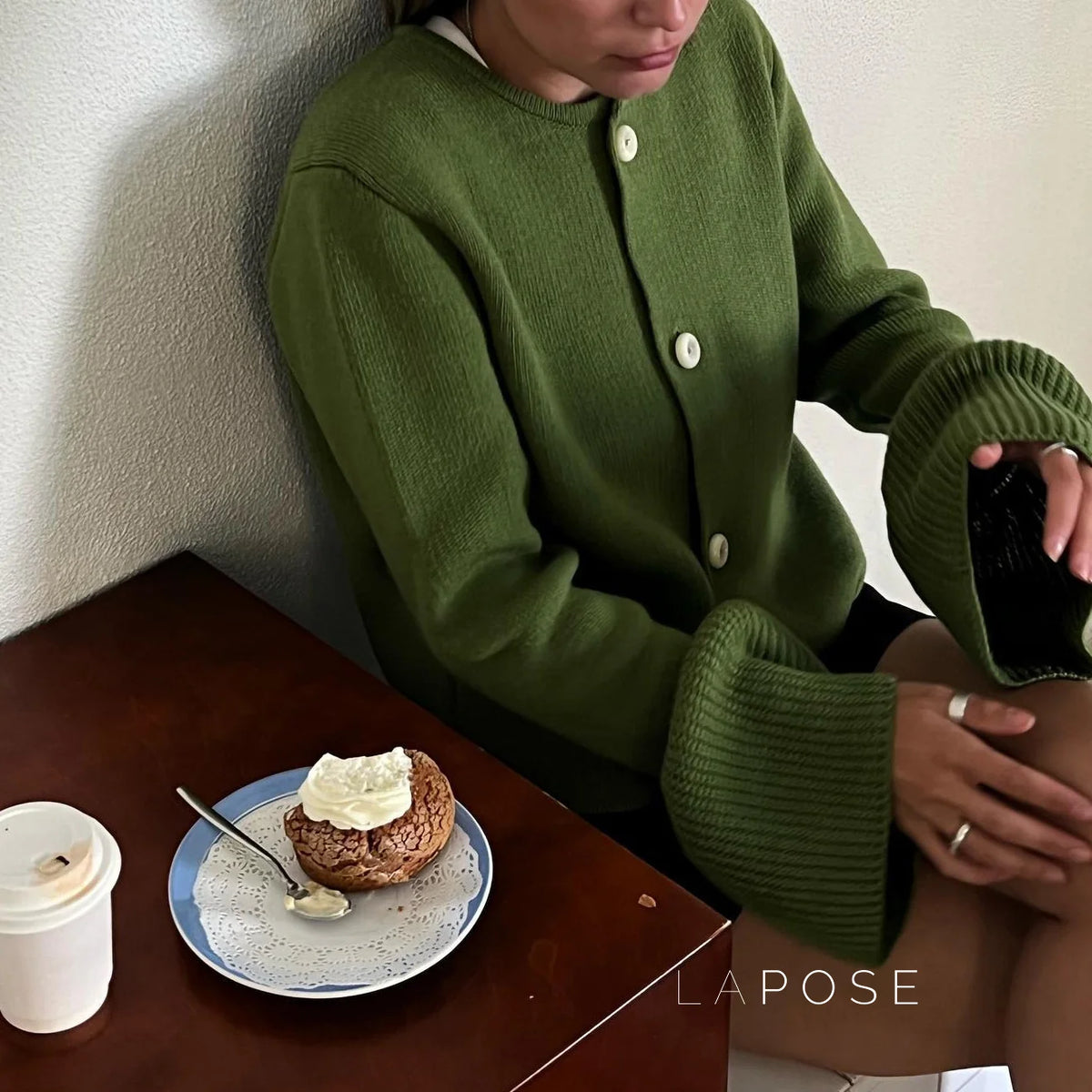 Alizah Bell Sleeve Knit Cardigan