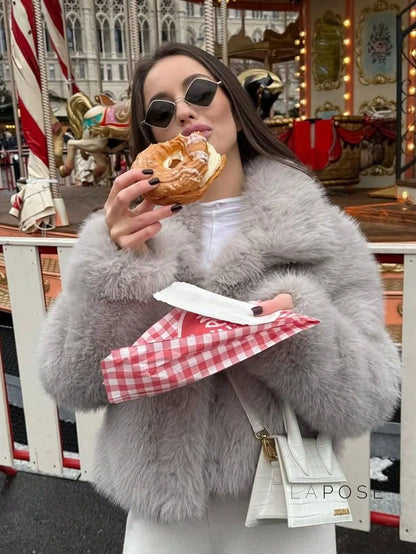 Alysa Faux Fur Teddy Coat