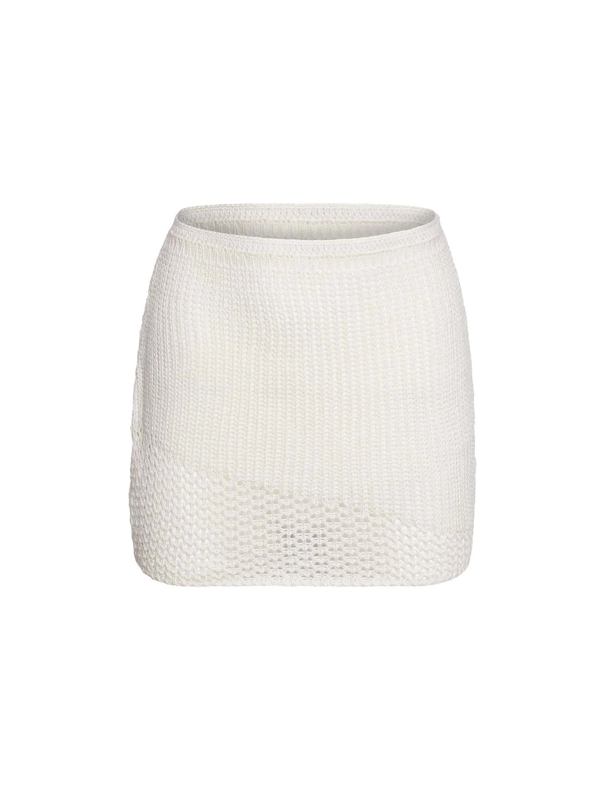 Alyssia Crochet Mini Skirt