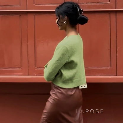 Amariya Ribbed Knit Top Set