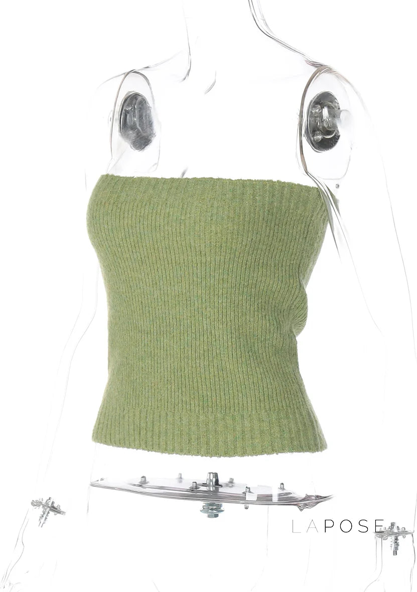 Amariya Ribbed Knit Top Set