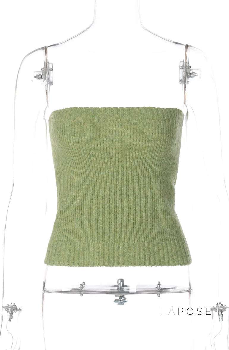Amariya Ribbed Knit Top Set