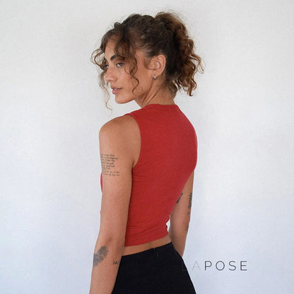Ambria Square Neck Crop Top