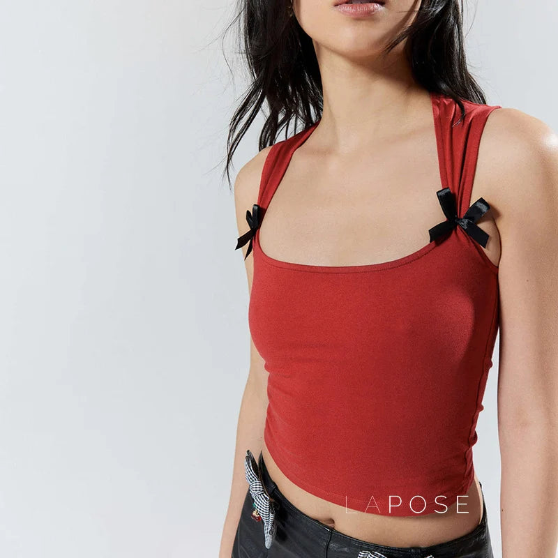 Ambria Square Neck Crop Top