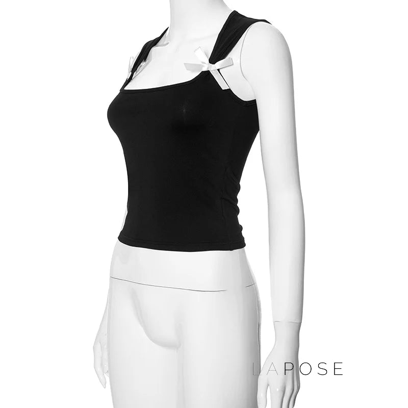 Ambria Square Neck Crop Top