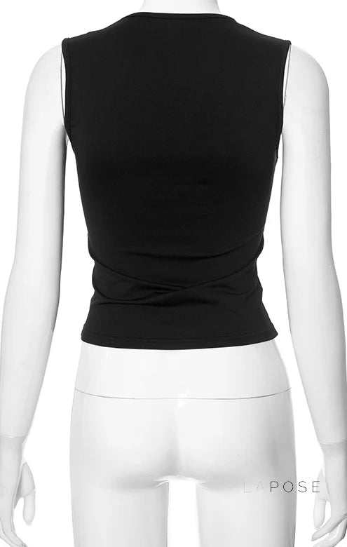 Ambria Square Neck Crop Top