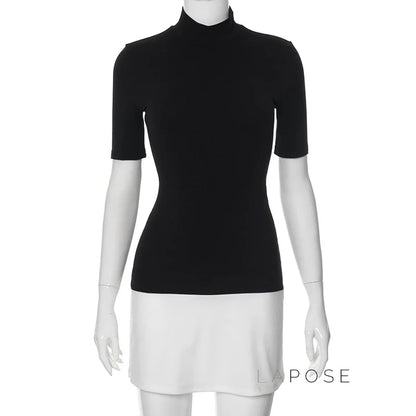 Anabell Contrast Bodycon Mini Dress