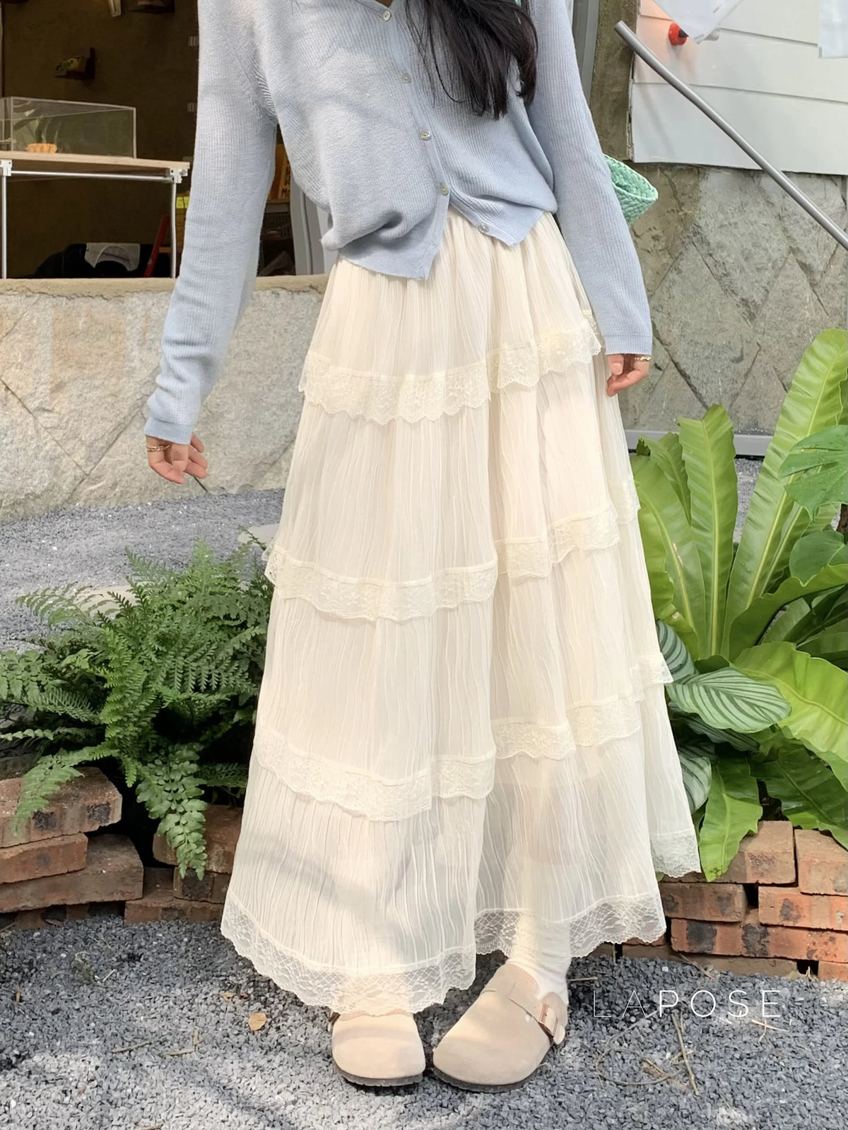 Anai Lace Maxi Skirt