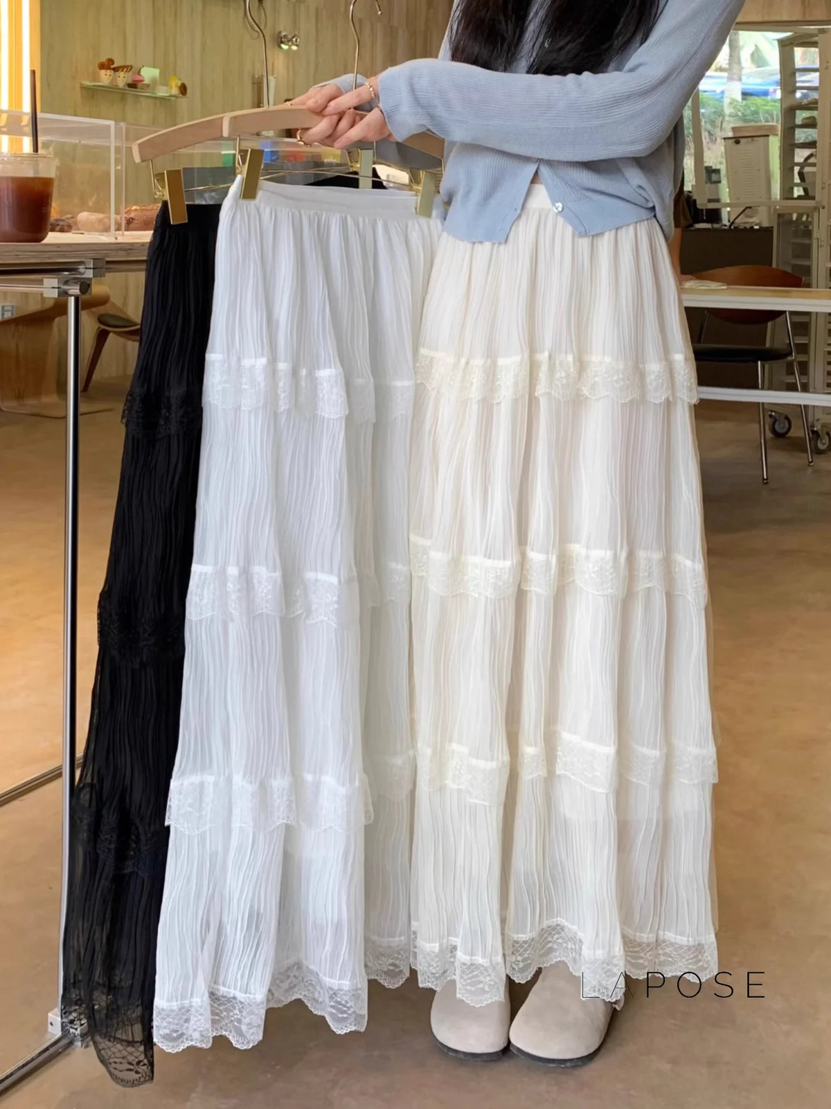 Anai Lace Maxi Skirt