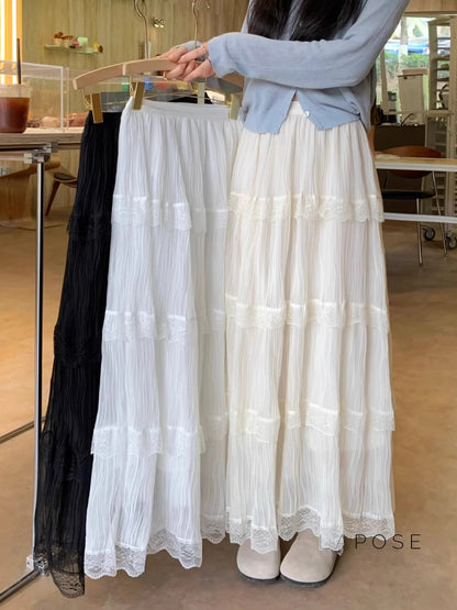 Anai Lace Maxi Skirt