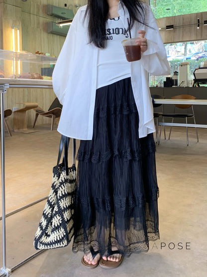 Anai Lace Maxi Skirt