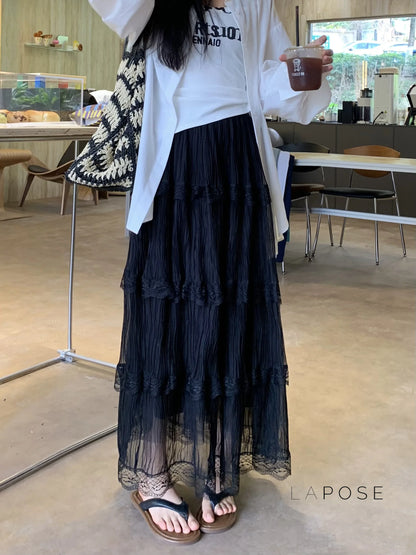 Anai Lace Maxi Skirt