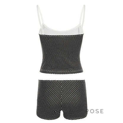 Annalie Polka Dot Short Set