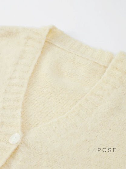 Annalyn V-Neck Knit Skirt Set