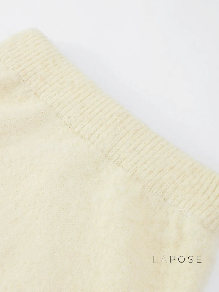 Annalyn V-Neck Knit Skirt Set
